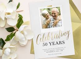 50th wedding anniversary invitations