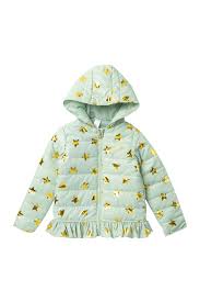 Bebe Hooded Star Puffer Jacket Toddler Girls Nordstrom Rack