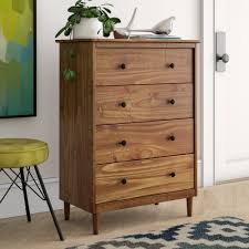 White wood brewton dresser with pullout tray. Home Garden 40 Tall 4 Drawer Modern Dresser Chest Bedroom Storage Wood Furniture White Furniture