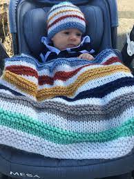 Biddeford Baby Blanket Knitting Pattern