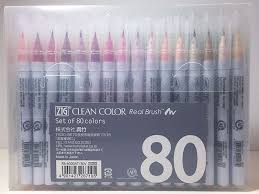 Marker Madness Kuretake Zig Real Color Brush Pen Tandika Com