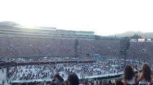 Rose Bowl Section 3 L Row 55 Seat 2 One Direction Tour
