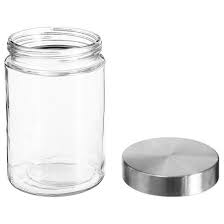 Glass Air Tight Storage Jars