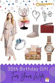 30th birthday gift ideas for wife 27