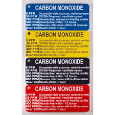Carbon Monoxide Gas Tags R J Machine Company Inc