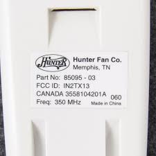 hunter 85095 03 ceiling fan remote