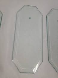 Beveled Octagon Glass Chandelier