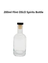 200ml Flint Oslo Glass Spirits Bottle
