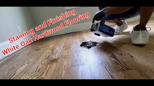 finishing white oak hardwood flooring