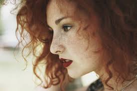 women redhead model portrait