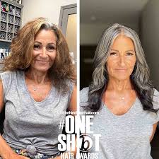 women over 60 with grey hair