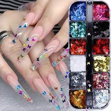 12 Colors Mickey Mouse Nail Glitter Sequins Nail Art Supplies 3D  Holographic Nails Glitter Flakes Mickey Nail Art Stickers Decals Shiny  Confetti Glitters Nail Designs for Acrylic Nails Decor