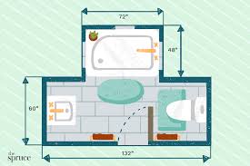 15 common bathroom floor plans