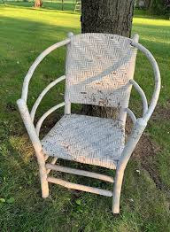 Antique Bentwood Wicker Chair Vintage