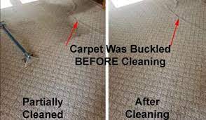 buckling of carpet after cleaning