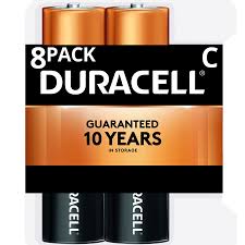 Duracell 1 5v Coppertop Alkaline C Batteries 8 Pack