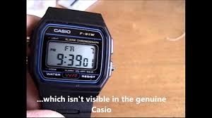 Shop from the world's largest selection and best deals for casio f 91w. Fake Casio F 91w Youtube