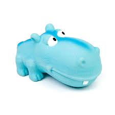big snout hippopotamus squeaker dog toy