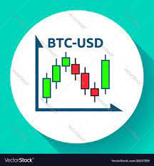 dollar candlestick chart icon vector image