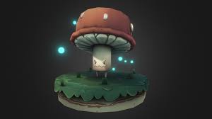 Monster Mushroom - Download Free 3D ...