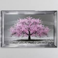 Pink Cherry Tree Framed Wall Art