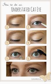 makeup tutorial understated cat eye