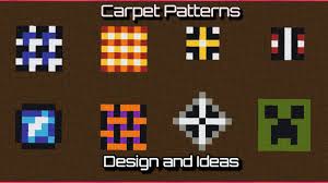 minecraft cool carpet pattern ideas