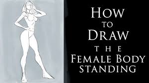 We need to understand the bone structure, the muscles and ligaments. How To Draw The Female Body In A Standing Pose Exaggerated Proportions Paintingtube