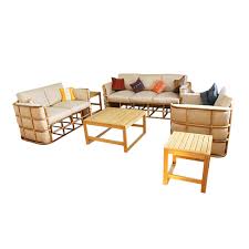 cane sofa set 3 2 1 with 1 bamboo