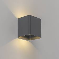 modern wall lamp anthracite incl led
