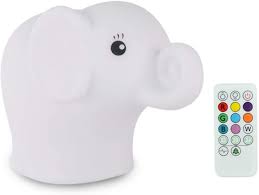 Atomfit Led Nursery Night Lights For Kids Cute Animal Silicone Baby Night Light With Touch Sensor And Remote Portable And Rechargeable Infant Or Toddler Cool Color Changing Bright Elephant Amazon Com