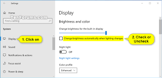 Use the power troubleshooting feature. Enable Or Disable Adaptive Brightness In Windows 10 Tutorials