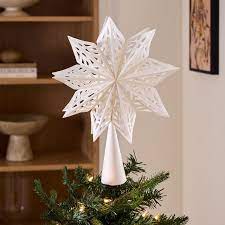 Snowflake Paper Tree Topper West Elm