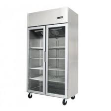 Double Door Display Fridge Commercial