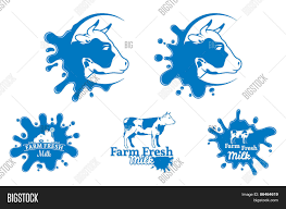 Cow Label Trade Sign Vector Photo Free Trial Bigstock