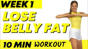 lose belly fat workout 10 minute
