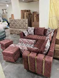5 seater living room u shaped sofa set