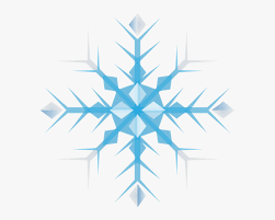 blue snowflake clipart free winter