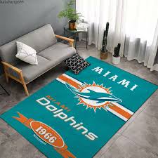 miami dolphins soft area rugs living