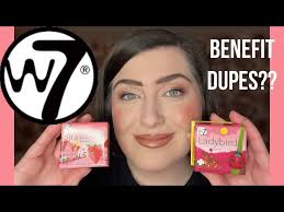 w7 boxed blusher collection review