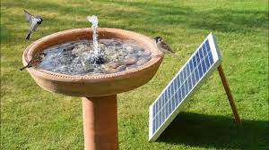 Adding a bird bath fountain to your yard squirrel proof bird. Diy Solar Fountain For Garden Birds Bath Fountain Youtube