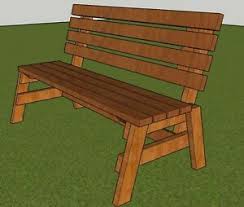 Entertain guests with simple, yet stylish chairs you build with cedar, redwood or teak. Park Bench Plans 5 Ft Long 2x4 Wood Design Diy Patio Garden Outdoor Furniture Ebay