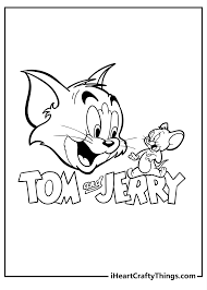 tom and jerry coloring pages 100 free