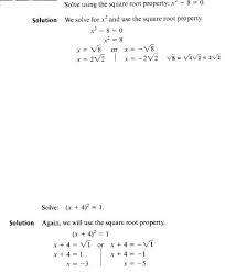 quadratic equations