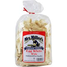 egg white wide noodles mrs miller s