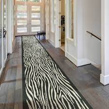 savannah black hallway carpet runners