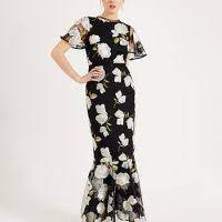 Maybe you would like to learn more about one of these? Phase Eight Christine Embroidered Flower Maxi Dress Black White Myonewedding Co Uk