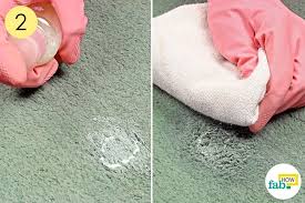remove craft glue from carpet