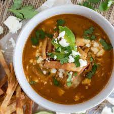 Easy Chipotle Chicken Tortilla Soup Fashionable Foods gambar png