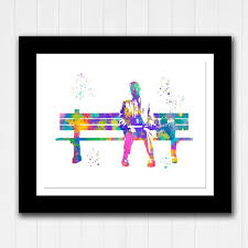 Forrest Gump Sitting On Bench Abstract